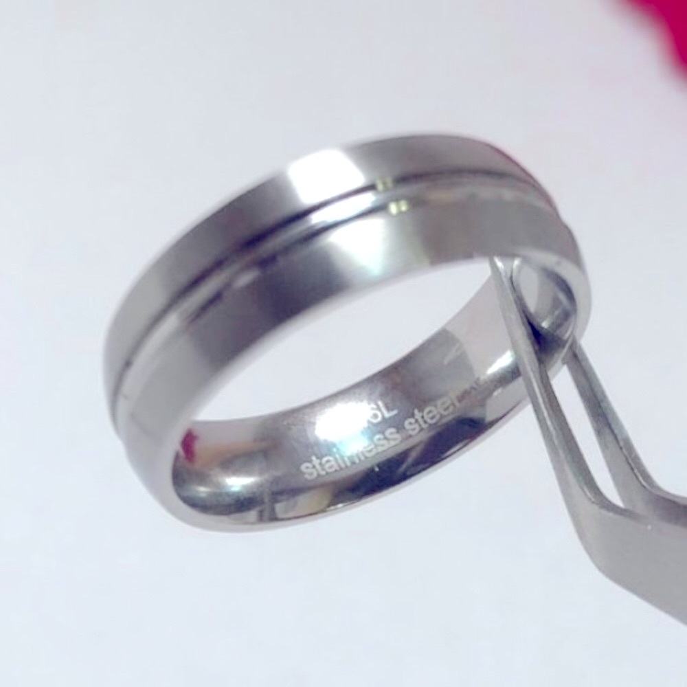 Men Stainless Steel Band Ring 11, 13, 14